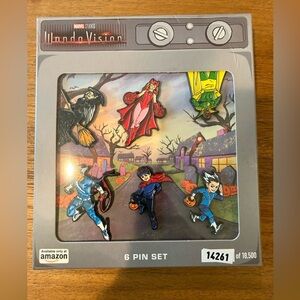 Limited Edition WandaVision 6 Pin Set NIB
